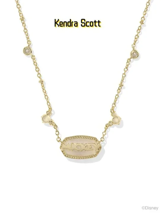 Disney | Kendra Scott Gold Mickey Mouse Elisa Short Pendant Necklace - Picture 1 of 3